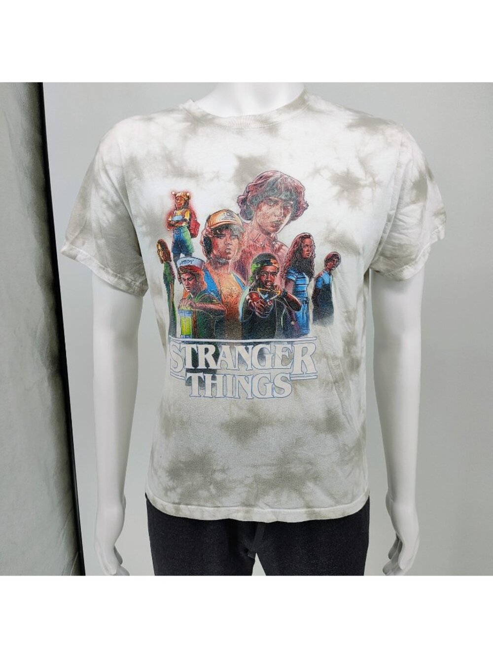 Stranger Things Tie-Dye Graphic T-Shirt (L) *FLAWS*